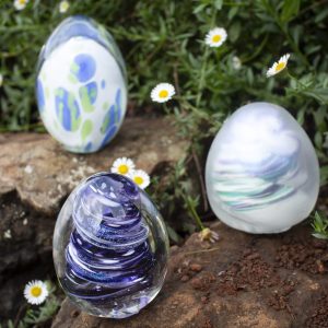 Glass Easter Eggs