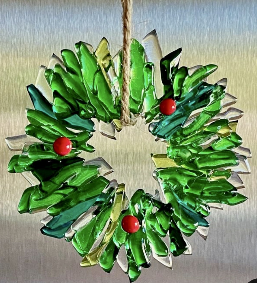 Xmas Wreath Fused