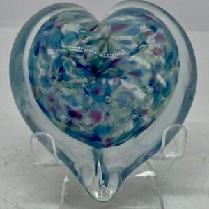 Glass Heart - Polka Dot Pastels