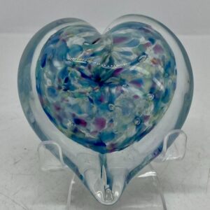 Glass Heart - Polka Dot Pastels