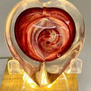 Red Wine Glass Heart