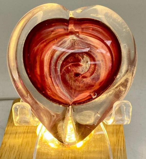 Red Wine Glass Heart