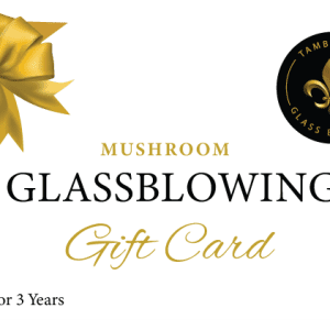 Mushroom Glassblowing Gift Card