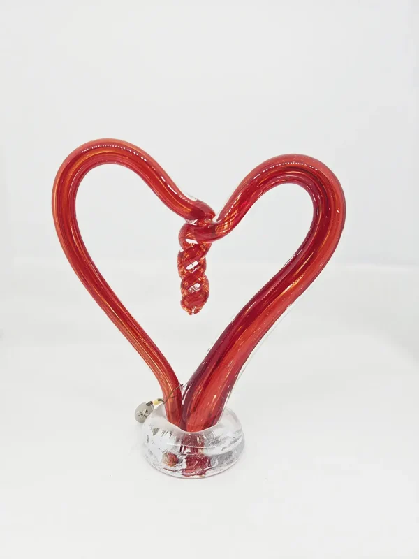 Red Heart Sculpture