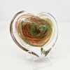 Medium Red and Green Glass Heart - Image 4