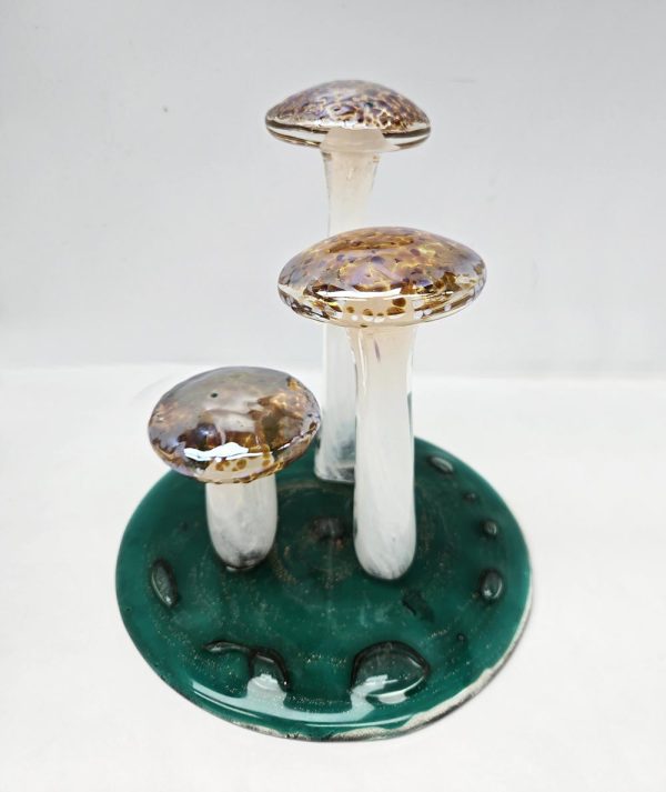 Gold Top Trio on Blown Dichro Base