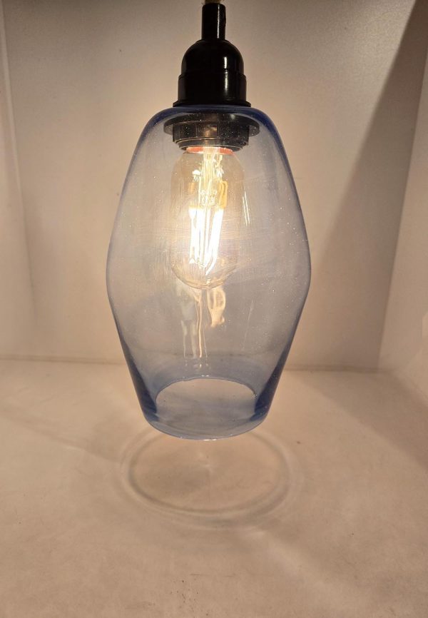 Small Blue Pendant Light
