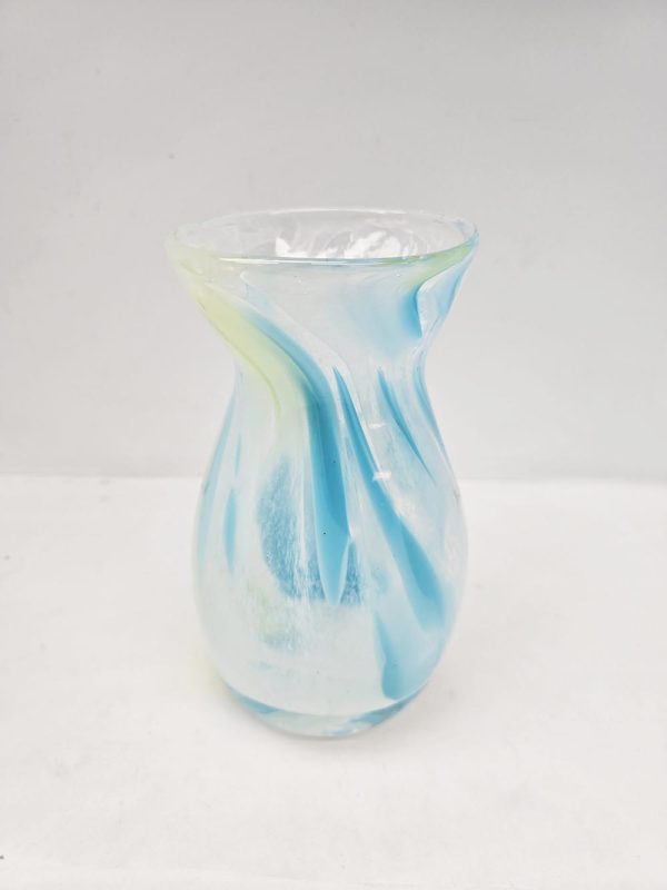 Small Pastel Blue Green Vase