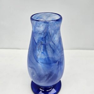 Large Blue Wave Vase