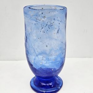 Small Glitter Blue Vase