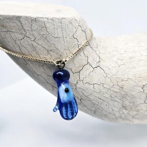 Glass Hamsa Hand Bracelet