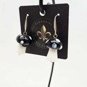 Earrings - Mushrooms - Black