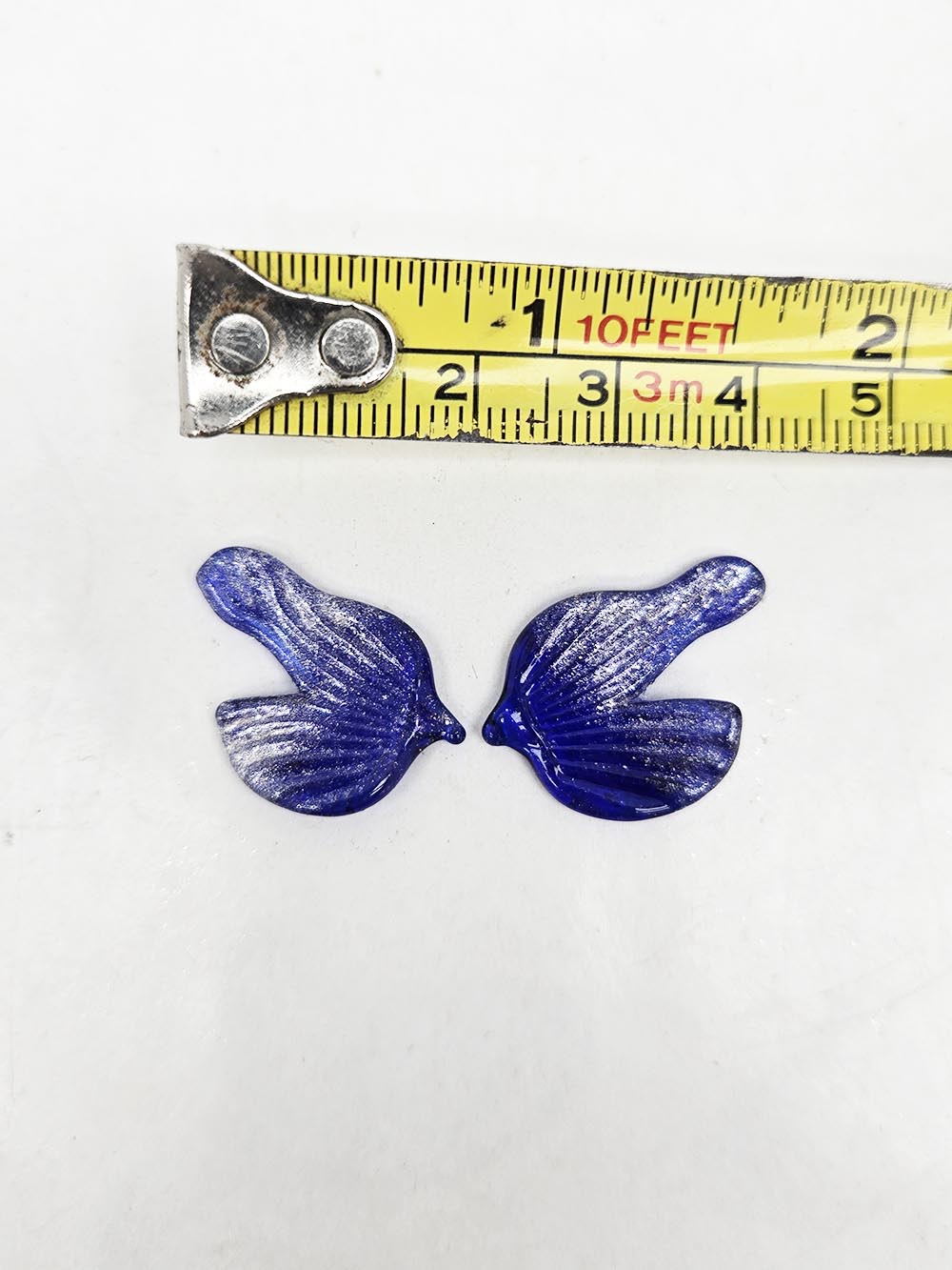 Handmade Glass Fairy Wings - Cobalt - Image 3